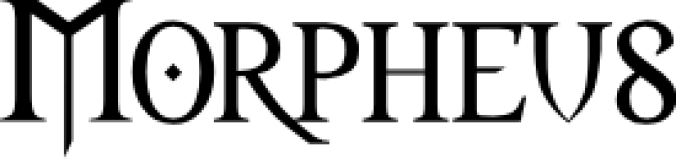 Morpheus Font Preview