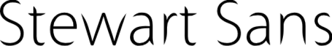 Stewart Sans Font Preview