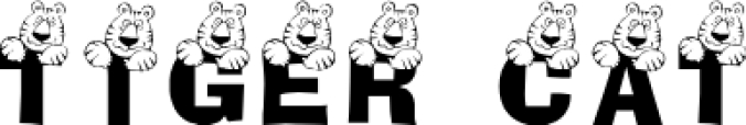 LCR Tiger Ca Font Preview