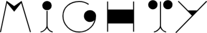 Mighty Font Preview