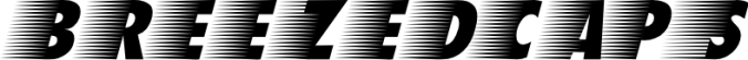 Breezed Caps Font Preview