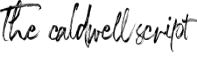 Caldwell Font Preview