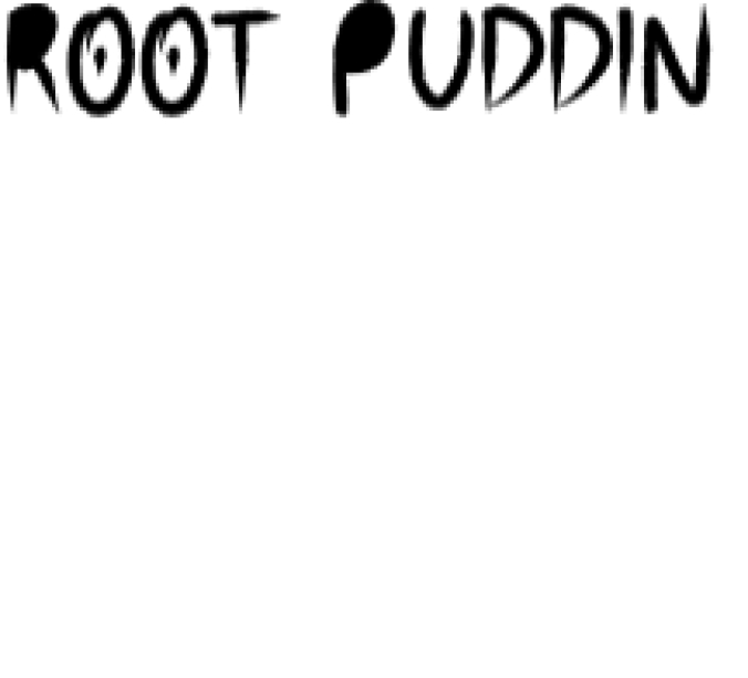 Root Puddin Font Preview