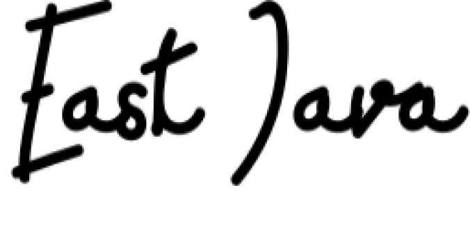 East Java Font Preview