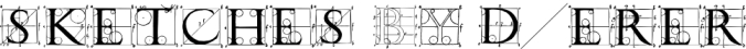 Sketches By Duerer Font Preview