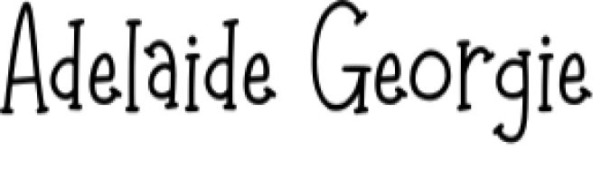 Adelaide  Georgie Font Preview