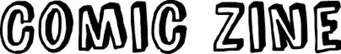 Comic Zine Font Preview
