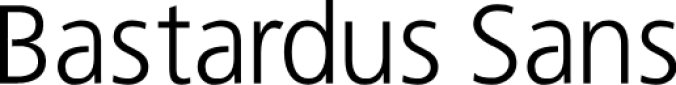 Bastardus Sans Font Preview