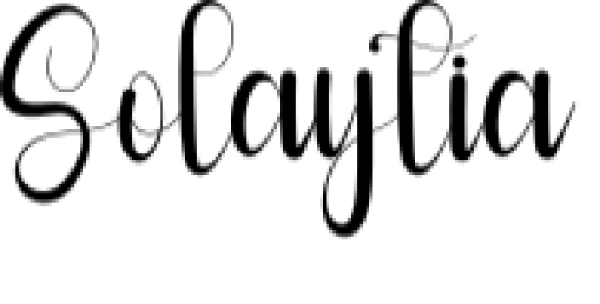 Solaytia Font Preview