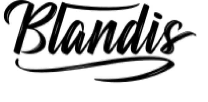 Blandis Font Preview