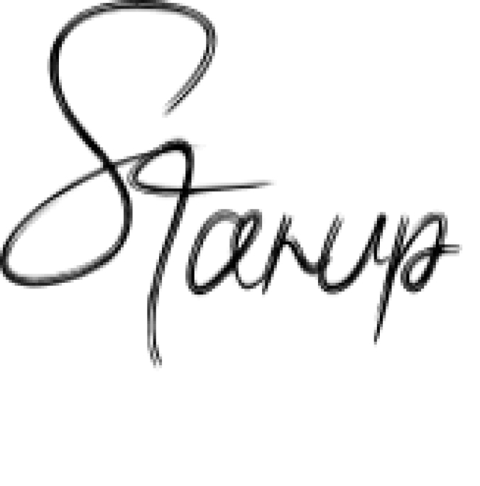 Starup Font Preview