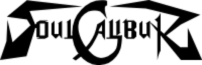 SoulCalibuR Font Preview