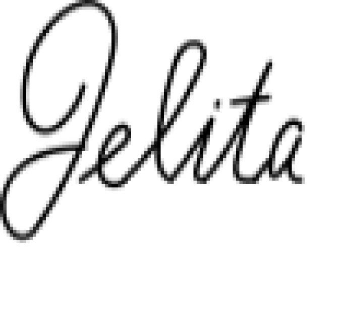 Jelita Font Preview
