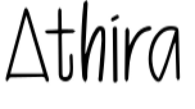 Athira Font Preview
