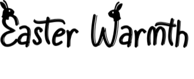 Easter Warmth Font Preview