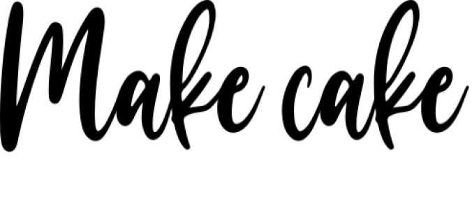 Make Cake Font Preview