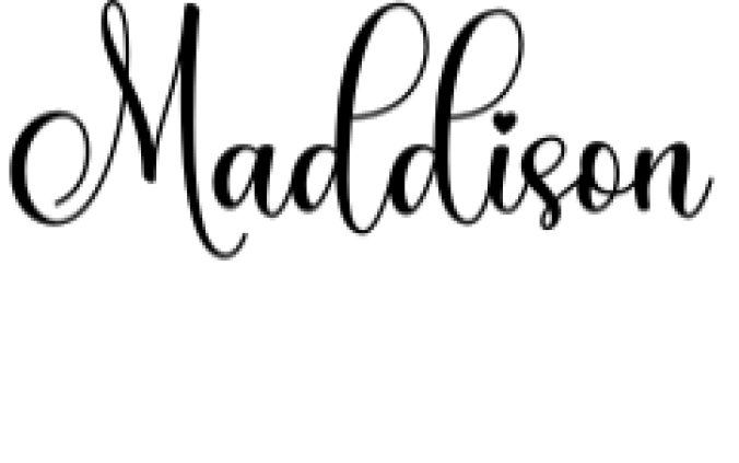 Maddison Font Preview