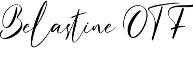 Belastine Font Preview