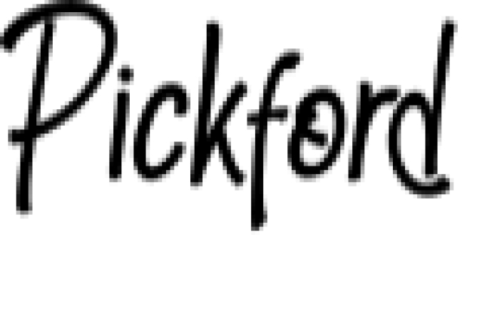 Pickford Font Preview