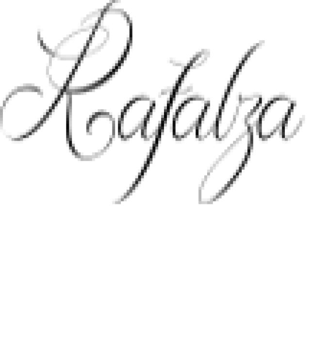 Rafalza Font Preview
