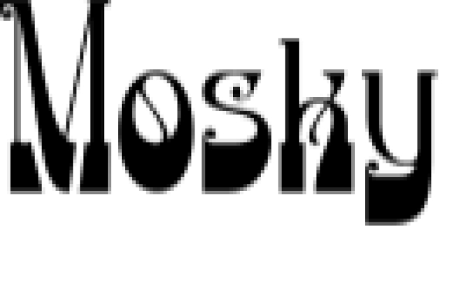 Mosky Font Preview