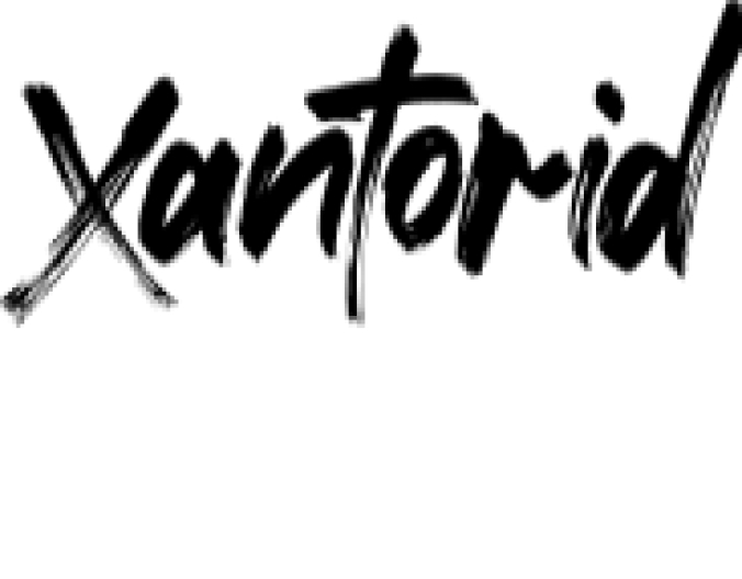 Xantorid Font Preview