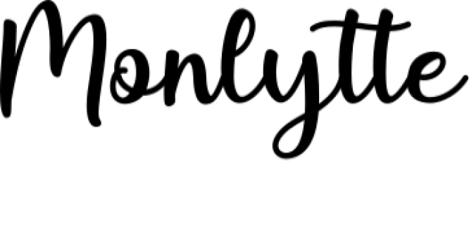Monlytte Font Preview