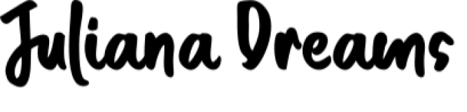 Juliana Dreams Font Preview