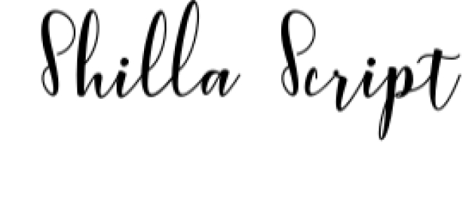 Shilla Font Preview