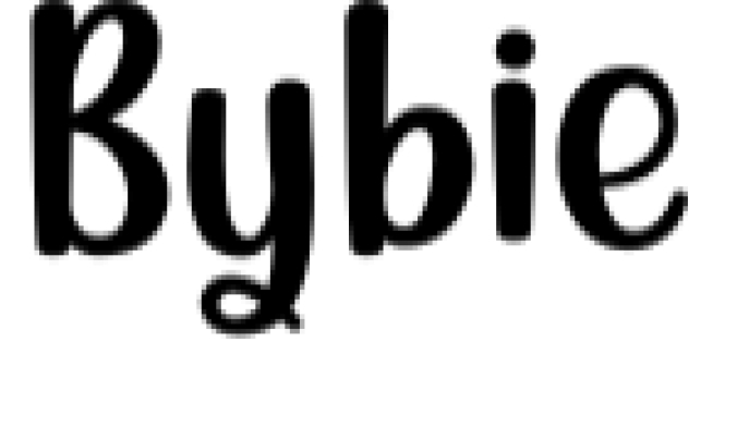 Bybie Font Preview