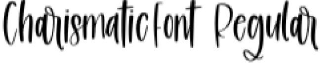 Charismatic Font Preview