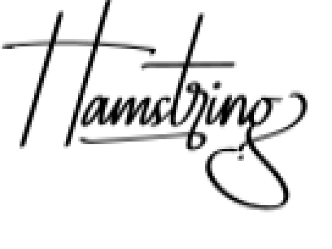 Hamstring Font Preview