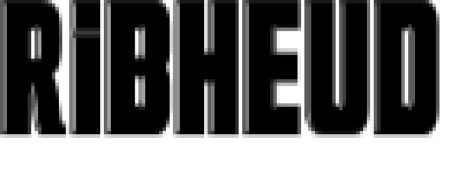 Ribheud Font Preview