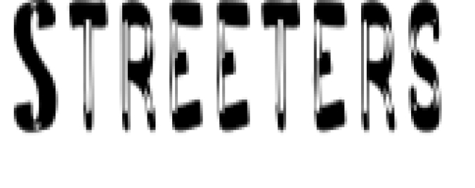 Streeters Font Preview