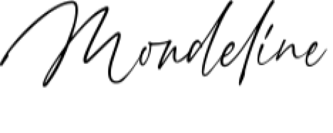 Mondeline Font Preview