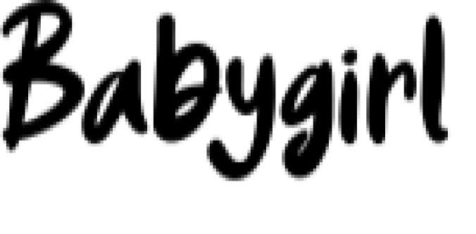 Babygirl Font Preview