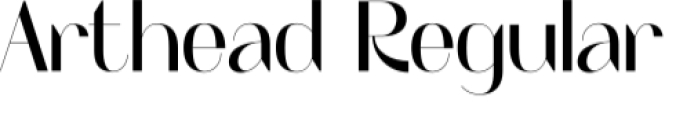 Arthead Font Preview