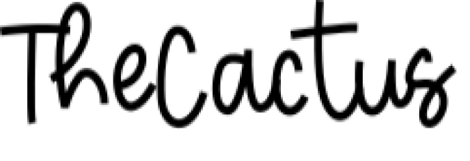 The Cactus Font Preview