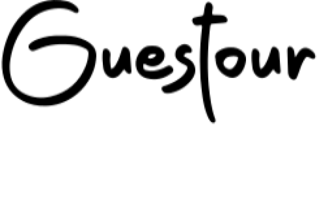Guestour Font Preview