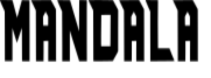 Mandala Font Preview
