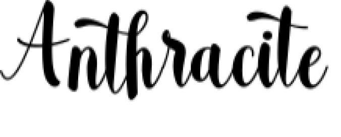 Anthracite Font Preview
