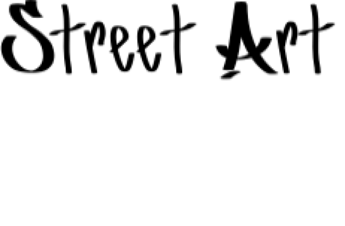 Street Art Font Preview
