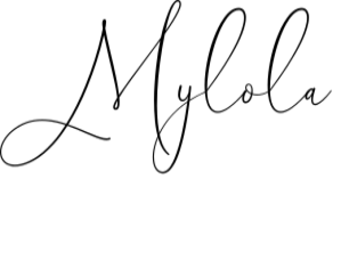 Mylola Font Preview