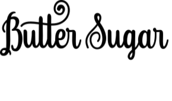 Butter Sugar Font Preview