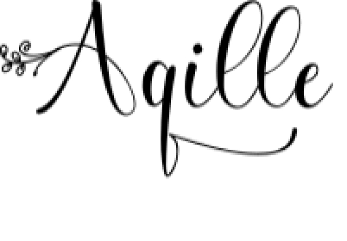 Aqille Font Preview