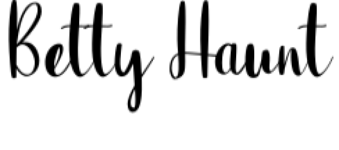 Betty Haunt Font Preview