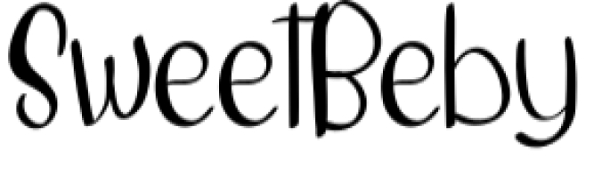 Sweet Beby Font Preview