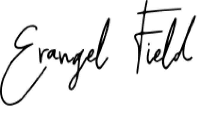Erangel Field Font Preview