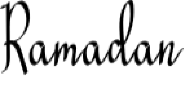 Ramadan Font Preview