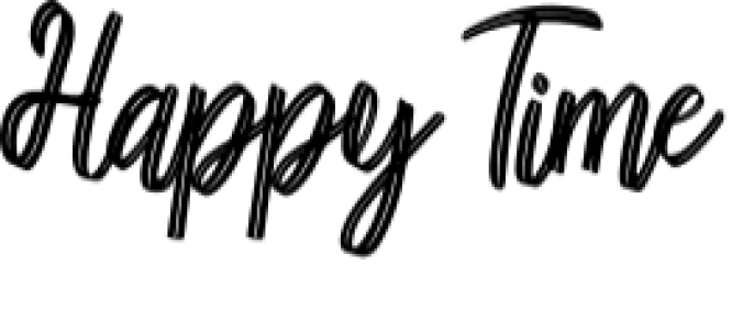 Happy Time Font Preview